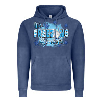 Vintage Denim it's freezing season Vintage Hoodie - texasbilliewilder