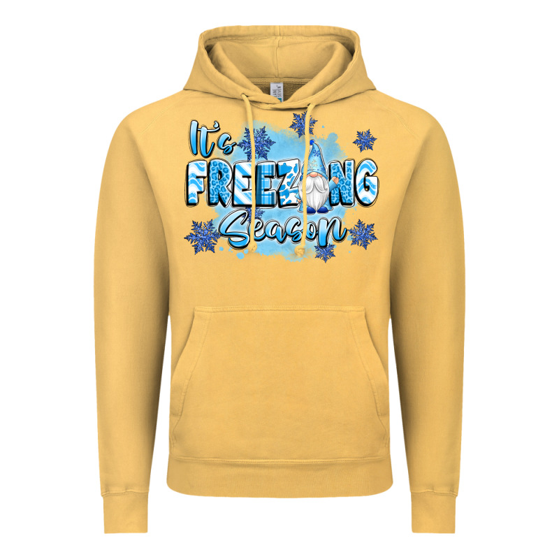 It's Freezing Season Vintage Hoodie by texasbilliewilder | Teevron