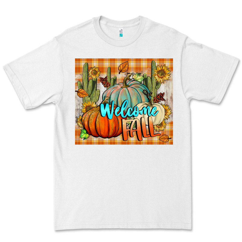 Welcome Fall Tumbler Premium Tee by BundleAndBundleShop | Teevron