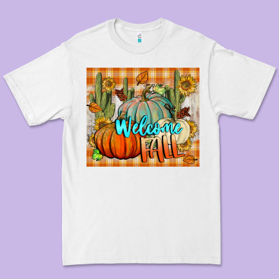 Welcome Fall Tumbler Premium Tee Designed By Bundleandbundleshop