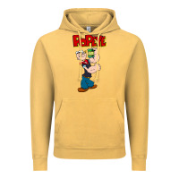 Vintage Mustard popeye Vintage Hoodie - tuanDangUi