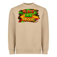 Mushroom black and proud Heavyweight Sweatshirt - FaDigitalArtStudio