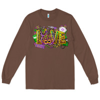 Chestnut mardi gras love nurse Long Sleeve Tee - CowGirlArtShop