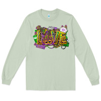 Matcha mardi gras love nurse Long Sleeve Tee - CowGirlArtShop