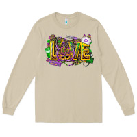 Mushroom mardi gras love nurse Long Sleeve Tee - CowGirlArtShop