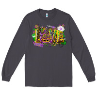 Smoke mardi gras love nurse Long Sleeve Tee - CowGirlArtShop