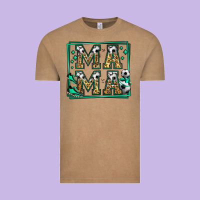 Soccer Mama Vintage Tee Designed By Jasminsmagicworld