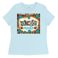 Baby Blue teacher mode tumbler Ladies Tee - BundleAndBundleShop