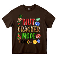 Chocolate Brown Nutcracker mode on Heavy Core Tee - NancyCooperArtShop