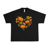Black Fall Heart Urban Heavy Tee - texasbilliewilder
