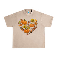 French Oak Fall Heart Urban Heavy Tee - texasbilliewilder