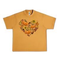 Peanut Butter Fall Heart Urban Heavy Tee - texasbilliewilder