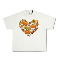 Pistachio Fall Heart Urban Heavy Tee - texasbilliewilder