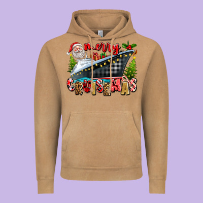 Merry Cruisemas Vintage Hoodie Designed By Texasbilliewilder