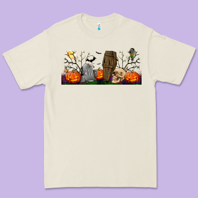Headstone And Coffin Lebbey Glass Premium Tee Designed By Bundleandbundleshop