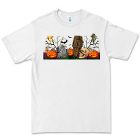 White headstone and coffin lebbey glass Premium Tee - BundleAndBundleShop