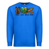 True Royal Peace Love Brown Trout Premium Sweatshirt - LillyAllenDesigns