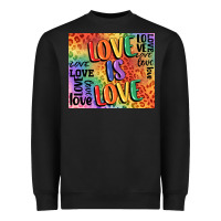 Black Pride love is love Heavyweight Sweatshirt - FaDigitalArtStudio