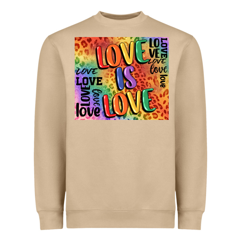 Pride Love Is Love Heavyweight Sweatshirt by FaDigitalArtStudio | Teevron