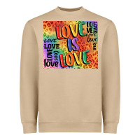 Mushroom Pride love is love Heavyweight Sweatshirt - FaDigitalArtStudio