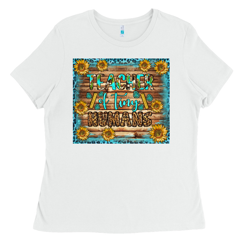 Teacher Of Tiny Humans Tumbler Ladies Tee by BundleAndBundleShop | Teevron