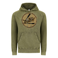 Vintage Olive flying tigers squadron wwii leather patch design Vintage Hoodie - tuanDangUi