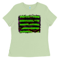 Matcha halloween with bat backround Ladies Tee - RanaPortraitStore