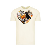 Vintage Arctic Halloween Heart Vintage Tee - texasbilliewilder