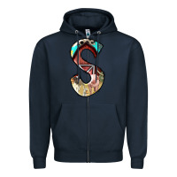 Navy farm life alphabet lowercase letters s Zipper Hoodie - BundleAndBundleShop