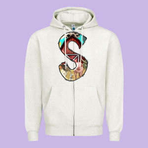 Farm Life Alphabet Lowercase Letters S Zipper Hoodie Designed By Bundleandbundleshop