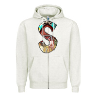 Oatmeal Heather farm life alphabet lowercase letters s Zipper Hoodie - BundleAndBundleShop
