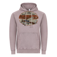Vintage Zinc cessna 182 skylane since 1956 retro vintage airplane design Vintage Hoodie - tuanDangUi