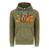 Vintage Olive Thanksgiving crew Vintage Hoodie - NancyCooperArtShop