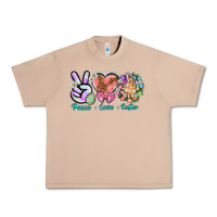 Burro Peace love Easter Urban Heavy Tee - NancyCooperArtShop
