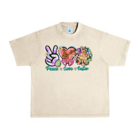Sandshell Peace love Easter Urban Heavy Tee - NancyCooperArtShop