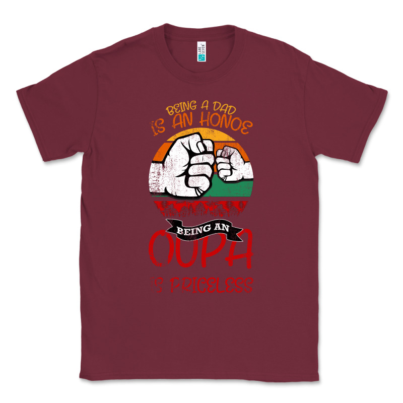 Being A Dad Is An Honor Being Papa Is Priceless Classic Tee by Bettercallsaul | Teevron