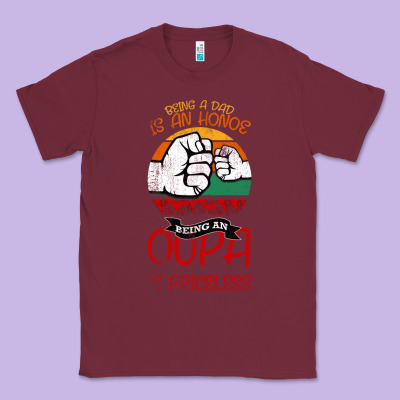 Being A Dad Is An Honor Being Papa Is Priceless Classic Tee Designed By Bettercallsaul