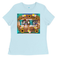 Baby Blue teacher vibes tumbler Ladies Tee - BundleAndBundleShop
