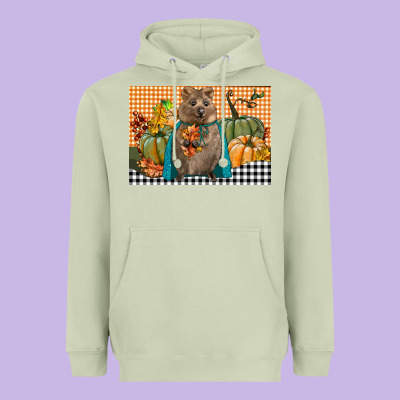 Fall Quokka Heavyweight Hoodie Designed By Lillyallendesigns