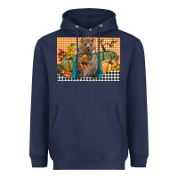 Navy Fall Quokka Heavyweight Hoodie - LillyAllenDesigns