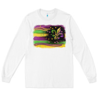 Mardi Gras Flag Long Sleeve Tee | Teevron