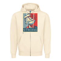 Sandshell 1 popeye strong brand a transparent Zipper Hoodie - tuanDangUi