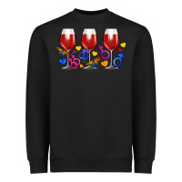 Black pride wine cups Heavyweight Sweatshirt - FaDigitalArtStudio