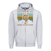 Heather Grey give me some chon chon funny quote vintage  popeye lovers blood in blo Zipper Hoodie - tuanDangUi