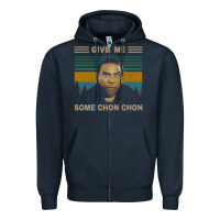 Navy give me some chon chon funny quote vintage  popeye lovers blood in blo Zipper Hoodie - tuanDangUi