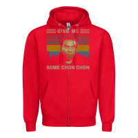 Red give me some chon chon funny quote vintage  popeye lovers blood in blo Zipper Hoodie - tuanDangUi