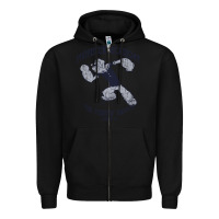 Black popeye poopdeck academy brand a transparent Zipper Hoodie - tuanDangUi