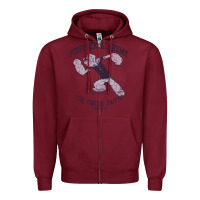 Burgundy popeye poopdeck academy brand a transparent Zipper Hoodie - tuanDangUi