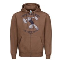 Chestnut popeye poopdeck academy brand a transparent Zipper Hoodie - tuanDangUi