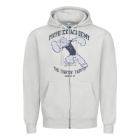 Dove Grey popeye poopdeck academy brand a transparent Zipper Hoodie - tuanDangUi